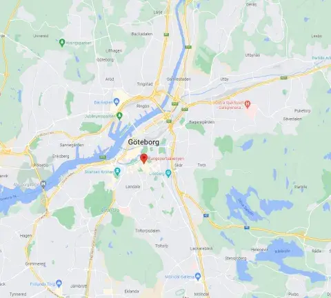 Kartbild Göteborg